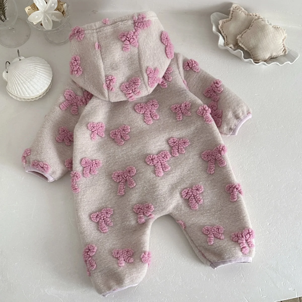 Mono con capucha para bebé, co - Newborn Baby Girl Romper Floral reseña y precio