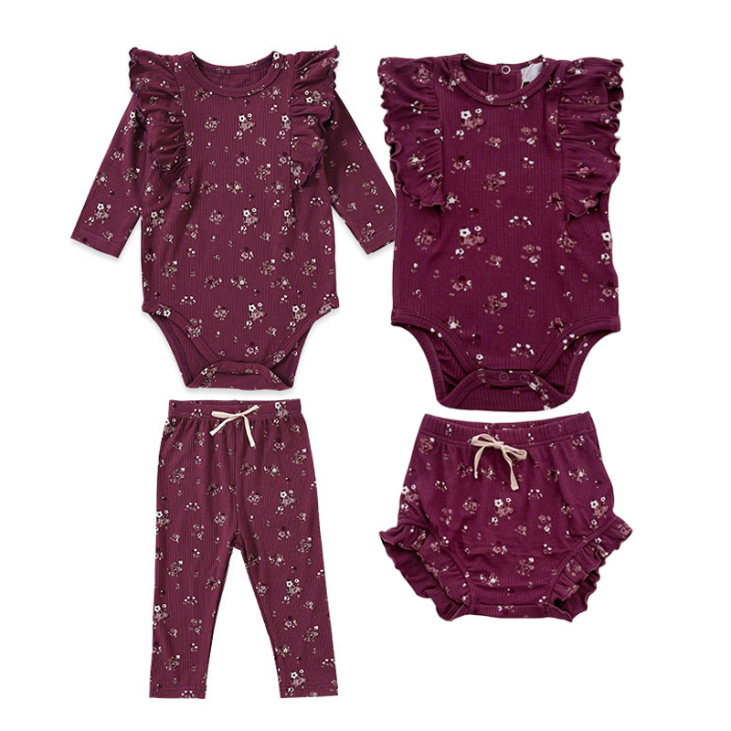 Conjunto de ropa para niña rec - Newborn Baby Girl Romper Floral reseña y precio