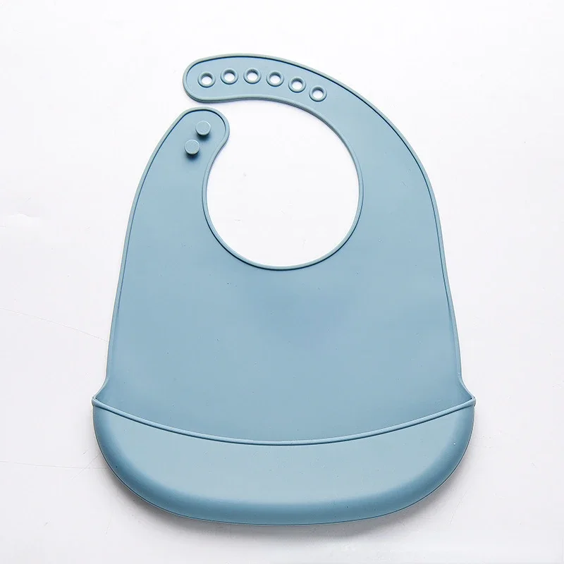 1 unidad de babero de silicona - Waterproof Baby Bibs Silicone reseña y precio