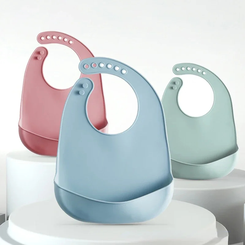 1-4 unidades de baberos ajusta - Waterproof Baby Bibs Silicone reseña y precio