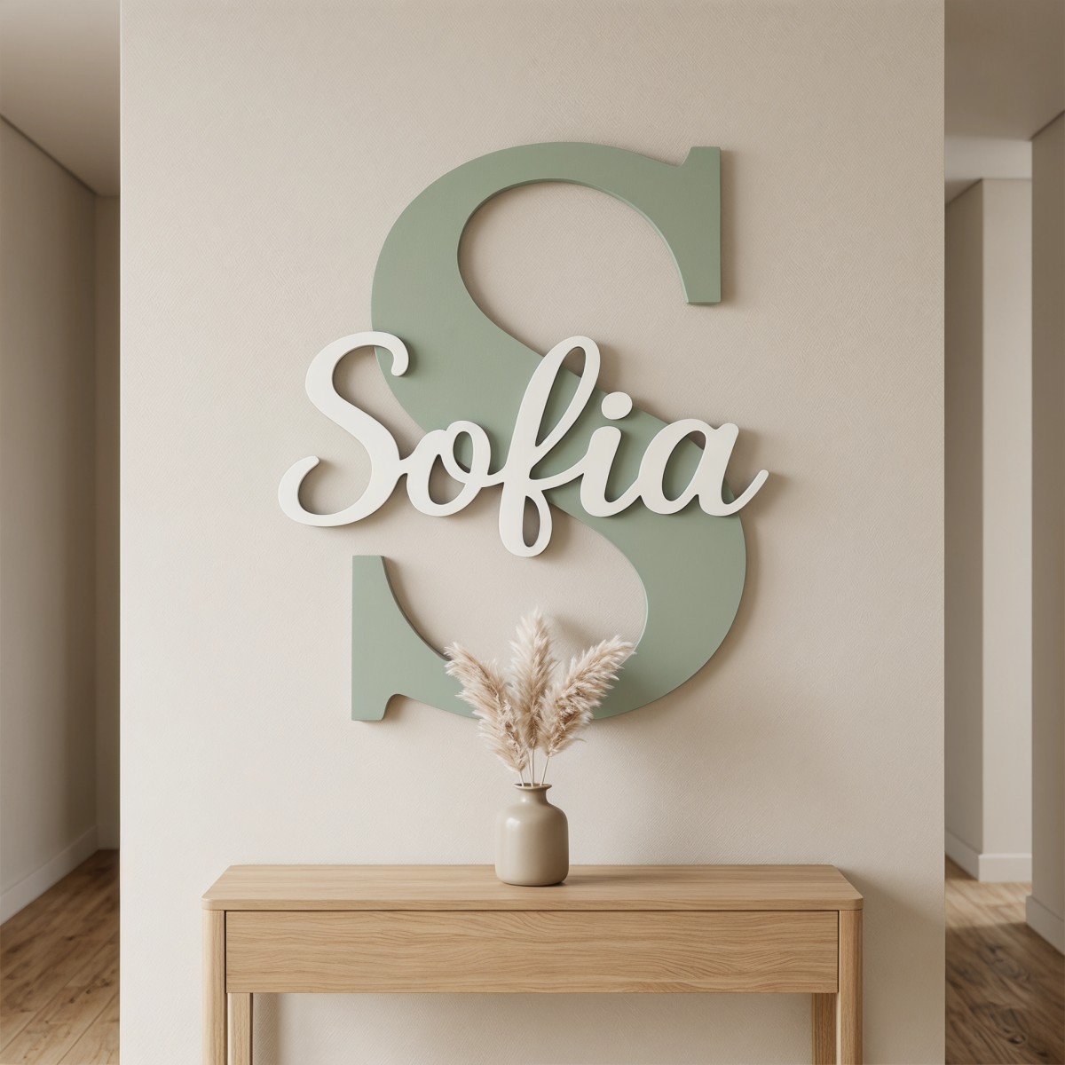 1 Pieza de Placa de Madera Per - Nursery reseña y precio
