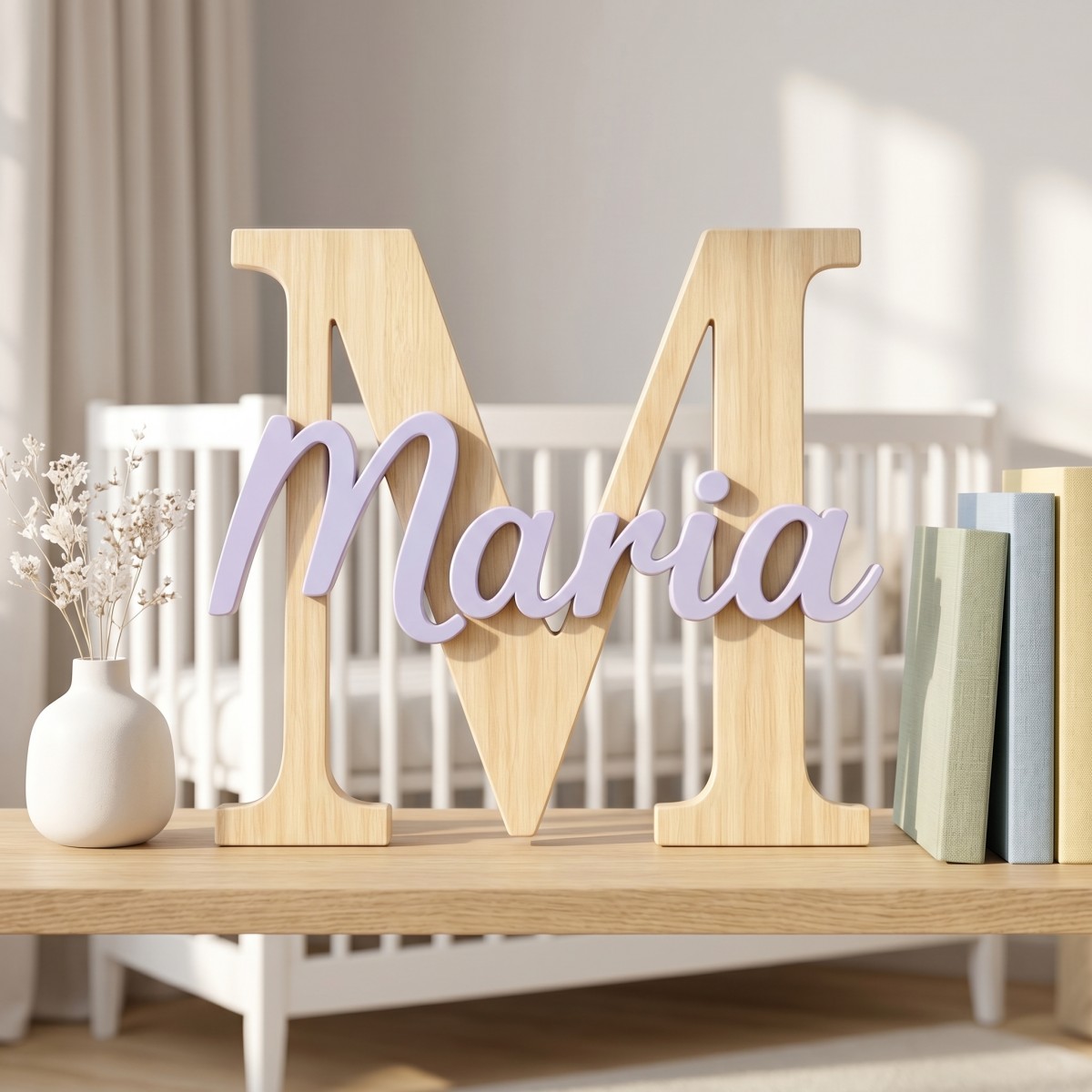 1 Pieza de Placa de Madera Per - Nursery reseña y precio